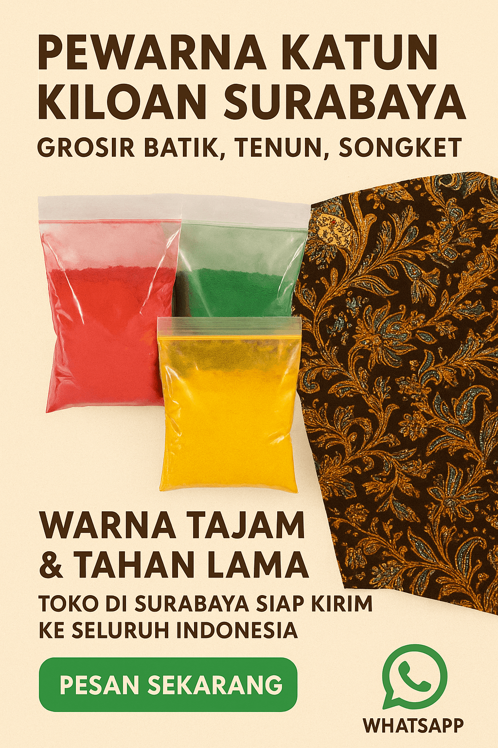 pewarna katun kiloan